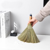 싸리빗자루 모시 싹쓰리 복 빗자루 싸리빗 싸리비 4종 미니 양철 쓰레받기, M, 라탄, 1개