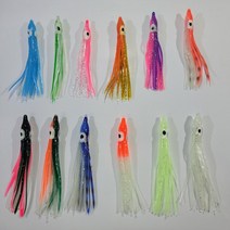 KS컴퍼니 꼴뚜기벌크 DIY 실속형 자작용채비 대구 갈치 우럭, 핑크그린(야광) 20개입