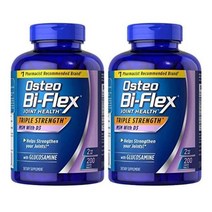 Osteo Bi-Flex 오스테오 바이플렉스 글루코사민 MSM 비타민D 200정 2팩