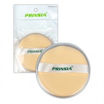 프린시아 케론 분첩 (대) 케이스형 화장퍼프 1P 화장 후로킹 NBR퍼프 분첩 미용퍼프 캐론퍼프 케론퍼프, 단품