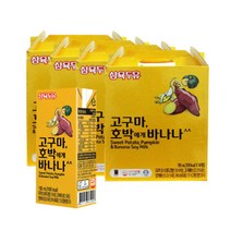 삼육두유 우유 효능고구마 호박에게 바나나 190ml 64팩, 고구마 호박에게 바나나 190ml 64팩