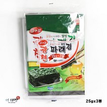 장윤점 김앤김 김도둑 파래김(전장김)25g x 3ea