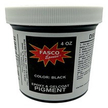 Black Pigment for Epoxy Resin Gelcoat Paint - 4 oz, 1