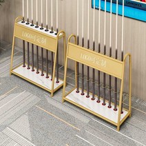 당구 큐대 보관함 당구큐 진열다이 장비 수납 정리, 블랙(8홀)