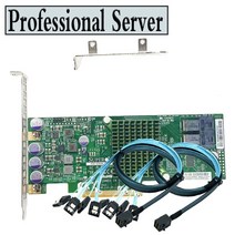 Supermicro AOC-S3008L-L8E LSI 9300-8i 12Gbps SAS HBA IT 모드 ZFS freeenas unRAID + 8643 케이블 * 2, AOC-S3008L-L8E cable, AOC-S3008L-L8E cable