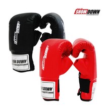쇼다운 백 글러브 권투장갑 청소년 성인용, 레드