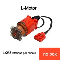 빌딩 블록 다중 전원 기능 기술 부품 고속 M L 모터 서보 몬스터 PF 모델 세트 벽돌 장난감, L-Motor B