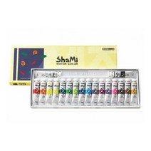 신한 샤미수채화그림물감18색세트 10ml