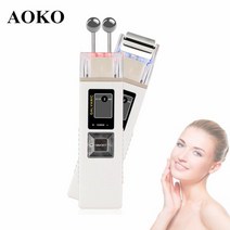 고주파마사지기 갈바닉 리버스 생일선물AOKO Galvanic Microcurrent 스킨 퍼밍 뷰티 머신 Iontophoresis 안티 에이징 페이셜 마사지 페이스 리프팅 스킨 조, 04 AU Plug