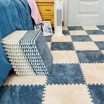 퍼즐매트 조립매트 베란다 거실 놀이방 유아 안전매트 층간소음감소 조립식카페트, 스카이