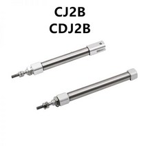 에어 실린더 유압 CJ2B CDJ2B CJ2B10 CJ2B16 SMC 타입 미니 스테인레스 스틸 공압 복동 CDJ2B10 CDJ2B16 소형 싱글 로드 170694, 100mm Stroke, 100mm Stroke