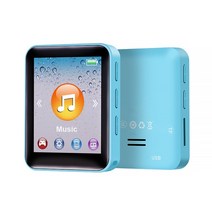 미니 MP3 HIFI TF 카드 책 독서 라디오 소음 감소 충전식 MP4 실내 야외 홈 오피스 음악 플레이어 핑크 4G, 04 Blue_03 16GB