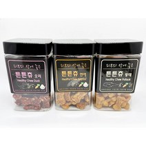 (오리 유통기한 23년 12월 9일)국내생산 무전분 강아지 간식 브로펫 튼튼츄 230g(연어/오리/황태)+마시쮸 수제간식 70g증정, 연어, 230g