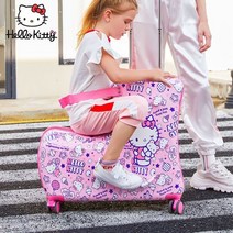 라온 [정품]헬로키티 타는 캐리어 기내용 여행가방 라이딩