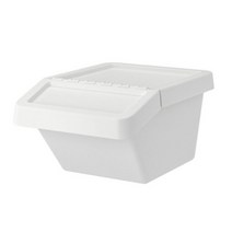 이케아 SORTERA 소르테라 분리수거함+뚜껑 37L, 선택:화이트 37L 902.558.98, 단품