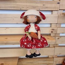 컨츄리인형 만들기 재료 핸드메이드 손바느질 인형 퀼트 캐롯인형, 인형솜 500g + 캐롯인형 패키지