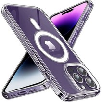 애플 아이폰14프로 호환 케이스 for iPhone 14 Pro Max Plus 13 12 11 XS X XR 8 7 SE 강력한 자기 투명 MagSafe 초박형, 아이폰 13 프로 2, 투명한