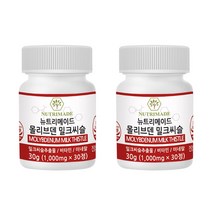뉴트리메이드 몰리브덴 밀크씨슬 1000mg x 30정, 2개