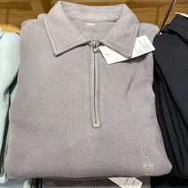 Uniqlo 남성/여성/커플 449041 하프 지퍼 풀오버 스웨터 편안한 캐주얼 운동복 봄 신작