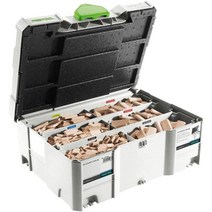 페스툴도미노 498899 너도밤나무 T-LOC 시스테이너 4-10mm(1060St) 세트