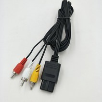 1.8M 닌텐도 N64 오디오 TV 비디오 코드 AV 케이블 슈퍼 게임 큐브 SNES 액세서리 RCA 데이터 전송