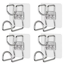 포시즌 접착식 대야걸이, 혼합색상, 4개