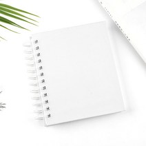 포토북 앨범 접착식 초음파 사진 보관 선물 사진 최대 100장보관, 화이트