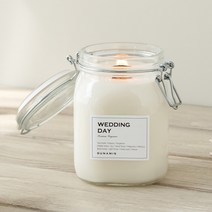 뒤나미스 1000ml 대용량 소이 캔들 우드 심지, 16. 웨딩데이