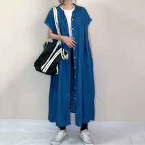 fulibs신상핫 스팟 2021 여름 일본과 한국 롯데 새로운 일본식 느슨한 슬리밍 데님 카디건 셔츠 여성 데님 스커트