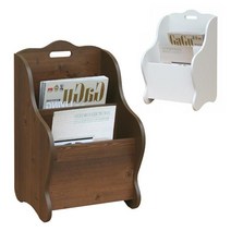 나무 잡지꽂이 매거진랙 신문 팜플렛 거치대 책꽂이 _ 79421300EA, 엔틱, 본상품선택