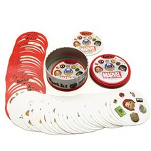 퍼즐 23 스타일 30/31/55pcs 도블 카드 장난감 철 상자 재미 가족 동물 Jr 힙합 키즈 보드 게임 선물 휴일, 27 AC   55PCS, 한개옵션1