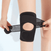 무릎 보호대 아대 관절 니슬리브, 무릎보호대 블랙 XL