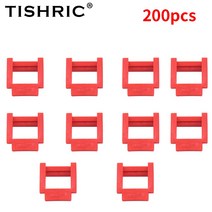 이더리움 채굴기 비트코인 채굴장 가정용 채굴부품 TISHRIC GPU PCI-E 라이저 리테이너 수직 마운트 로커, 한개옵션1, 12 200pcs Red