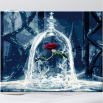 모모픽스페인팅 유화그리기 야수의 장미 40x50cm DIY명화그리기