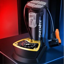 코스토프 휴대용 미니 바람넣는기계 전동킥보드바람 에어펌프, 1개, 블랙(게이지 없음)