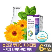 담다 광동 눈건강 루테인 지아잔틴 복합추출물 뉴테인 누태인 제아잔틴 LUTEIN 비타민 아연 구리, 6박스, 500mg x 30캡슐