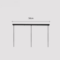 핀 조명 3인치다운라이트 무대조명 매입등 모던한 하늘 정원 펜던트 램프 Led DIY 식물 냄비 조명 바 주방, 04 Long Plate 3 Holes