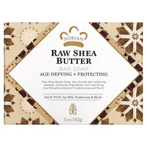 누비안 헤리티지 생 시어 버터 비누 142g Nubian Heritage Raw Shea Butter Soap