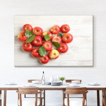 돈들어오는 금전운 재물운 풍성한 사과그림 12종 캔버스액자 회장님되는 그림 캔버스액자 주방 거실 풍수인테리어, 9. 루비레드 하트