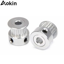 1pc gt2 아이들러 풀리 16t 20t 이빨없는 6mm 너비 타이밍 벨트 보어 3d 프린터 용 3mm 5mm 풀리 휠 알루미늄, 16t w10 b5