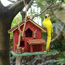 야외 새 둥지 집 먹이 모이 피딩 인테리어 장식, 17번