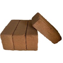 야자벽돌 코코넛토양 코코피트토양 화훼토양 화훼식물재배토 파충류패드재 난초토양, 저렴한 압축 코코넛 벽돌 3개 1개 겟 4개 받음