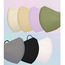 국산 KF94 마스크 황사 방역 필터 마스크 50매 화이트, 1개입