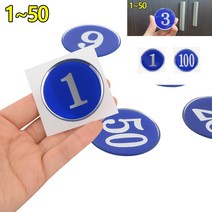 에폭시 번호판 블루 1~50 1P 1 안전줄 전화번호키링 초등핸드폰스트랩 낚시소품 분실방지스프링 스프링줄 늘어나, 5