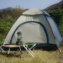 샤론 내츄럴캠핑 원터치 방수텐트 3-4인용 (네이비), 단품, 단품