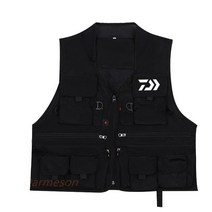 2022 Daiwa 남자 다기능 Scratchproof 소프트 멀티 포켓 자켓 야외 캠핑 육군 어부 Clothig