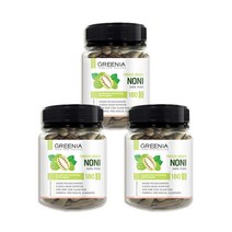 굿소일직구 GREENIA 동결건조 노니 500mg 농축 분말 540캡슐, 신선한 노니 7310mg을 한 캡슐에