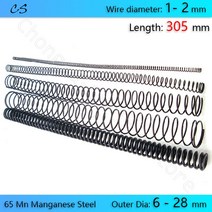 305mm 압축 스프링 65 Mn 망간 강철 압력 와이어 직경 1 1.2 1.4 1.5 1.6 1.8 2mm 외부 6 7 8 9 -, 1.8mm, 14mm