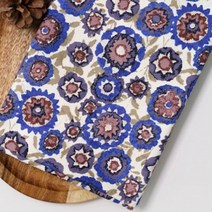 자투리 일제양장지 면스판 닛포리017블루