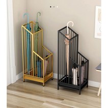모던디자인 라인 우산꽂이 철재 우산보관대 개업선물 가정용 C650, 블랙